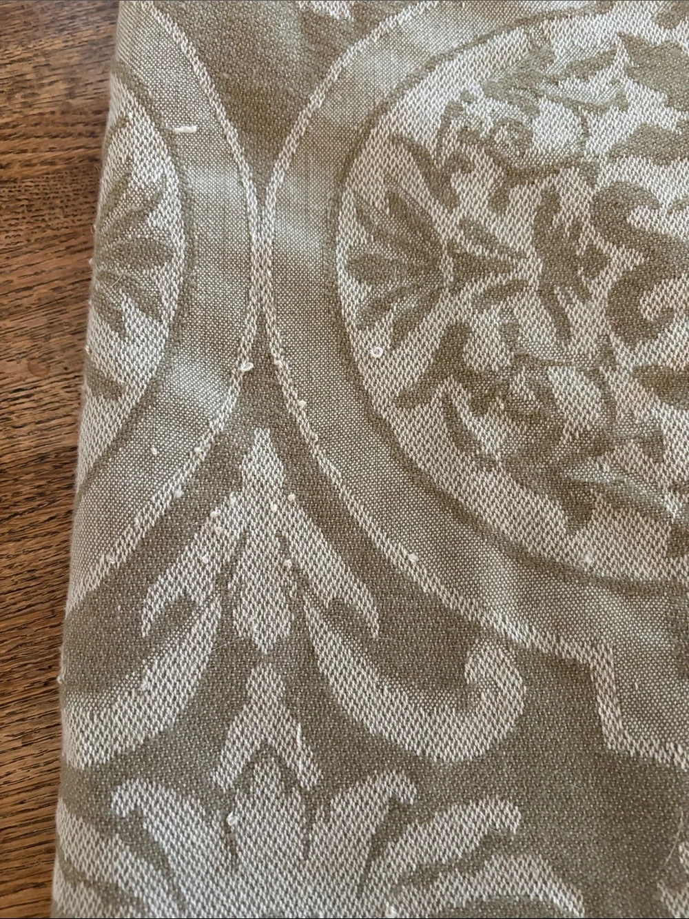 Vintage Calzeat of Scotland Golden Beige Throw Blanket 51” x 57”